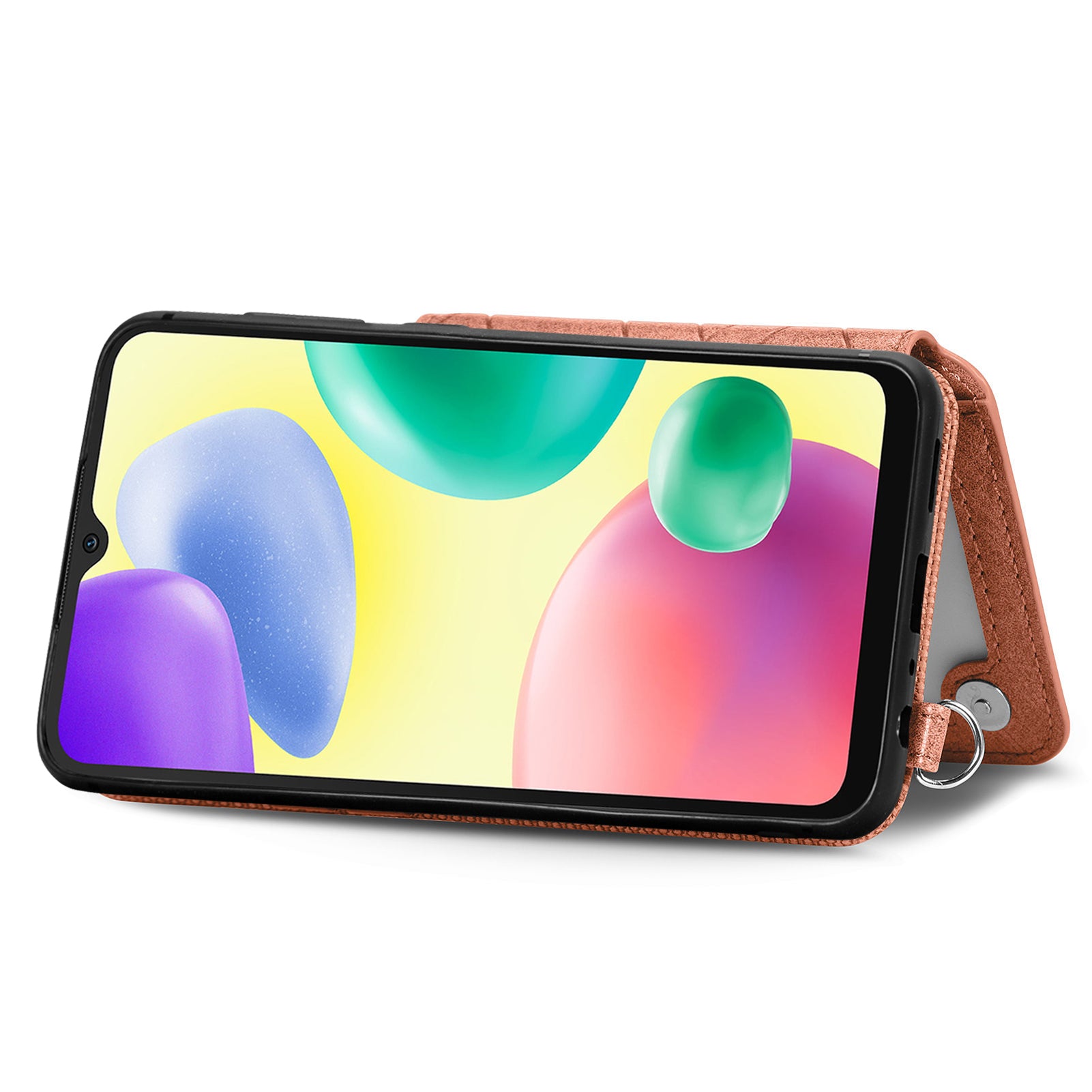 For Xiaomi Redmi 9C Redmi 9C NFC Redmi 10A Drop-proof Phone Case with Strap Kickstand PU Leather TPU Geometry Imprinted Cell Phone Cover For Xiaomi Redmi 9C Redmi 9C NFC Redmi 10A Drop-proof Phone Case with Strap Kickstand PU Leather TPU Geometry Imprinted Cell Phone Cover